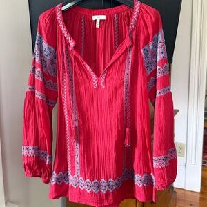 Joie Embroidered Blouse